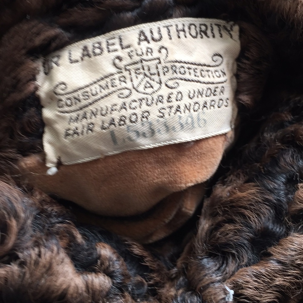 Vintage Schiaparelli Persian Lamb Mink Jacket - Picture 9 of 12